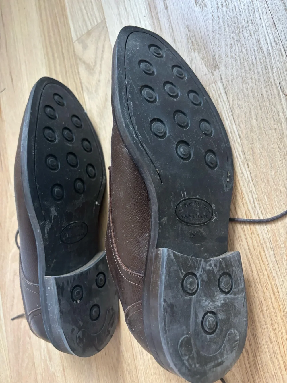 To Boot New York Brown Men's Leather Dress Shoes Made in Italy